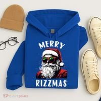 Funny Merry Christmas Rizz Santa Claus Charisma Cool Hoodie thumb 4