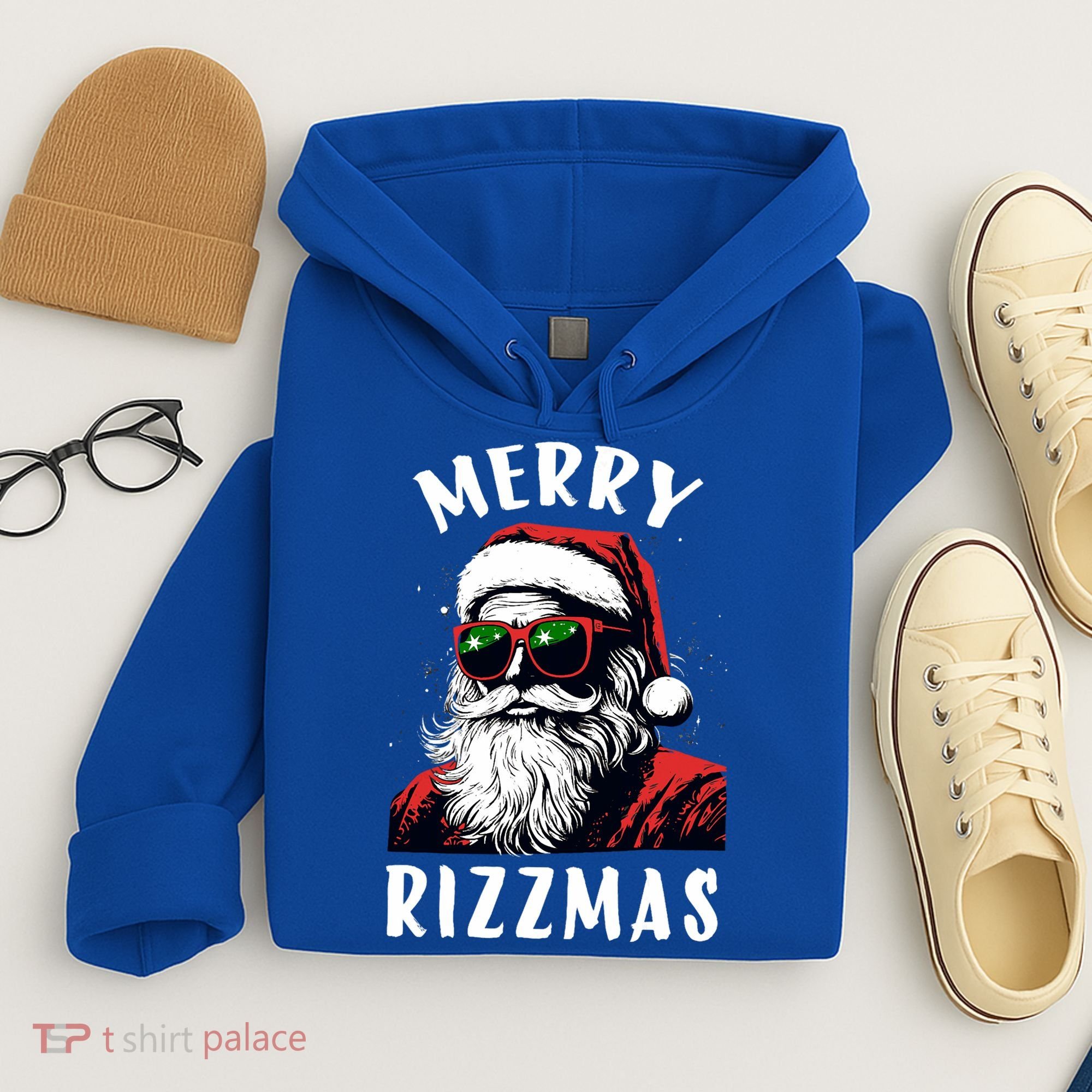 Funny Merry Christmas Rizz Santa Claus Charisma Cool Hoodie