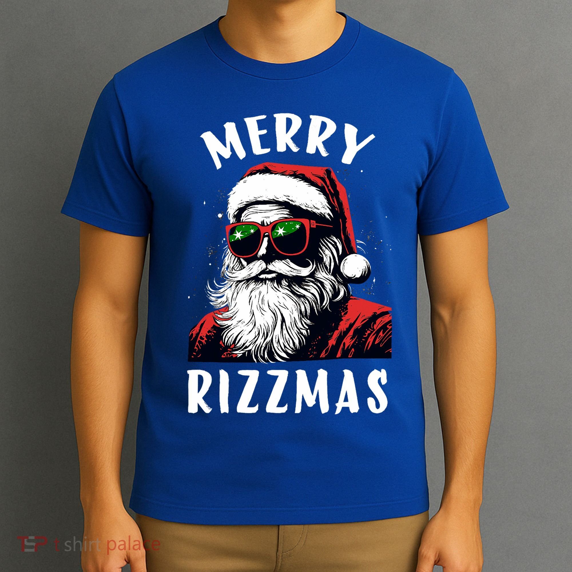 Funny Merry Christmas Rizz Santa Claus Charisma Cool T-Shirt