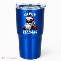 Funny Merry Christmas Rizz Santa Claus Charisma Cool Tumbler thumb 0