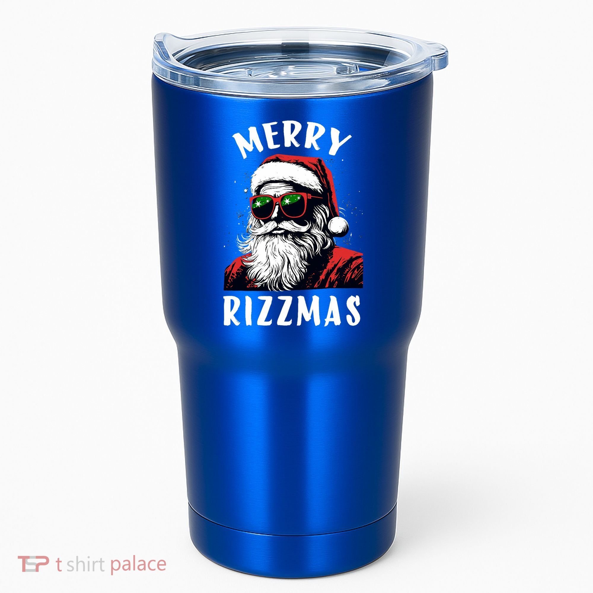 Funny Merry Christmas Rizz Santa Claus Charisma Cool Tumbler