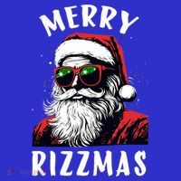 Funny Merry Christmas Rizz Santa Claus Charisma Cool Baby Bodysuit thumb 2