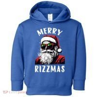 Funny Merry Christmas Rizz Santa Claus Charisma Cool Toddler Hoodie thumb 0