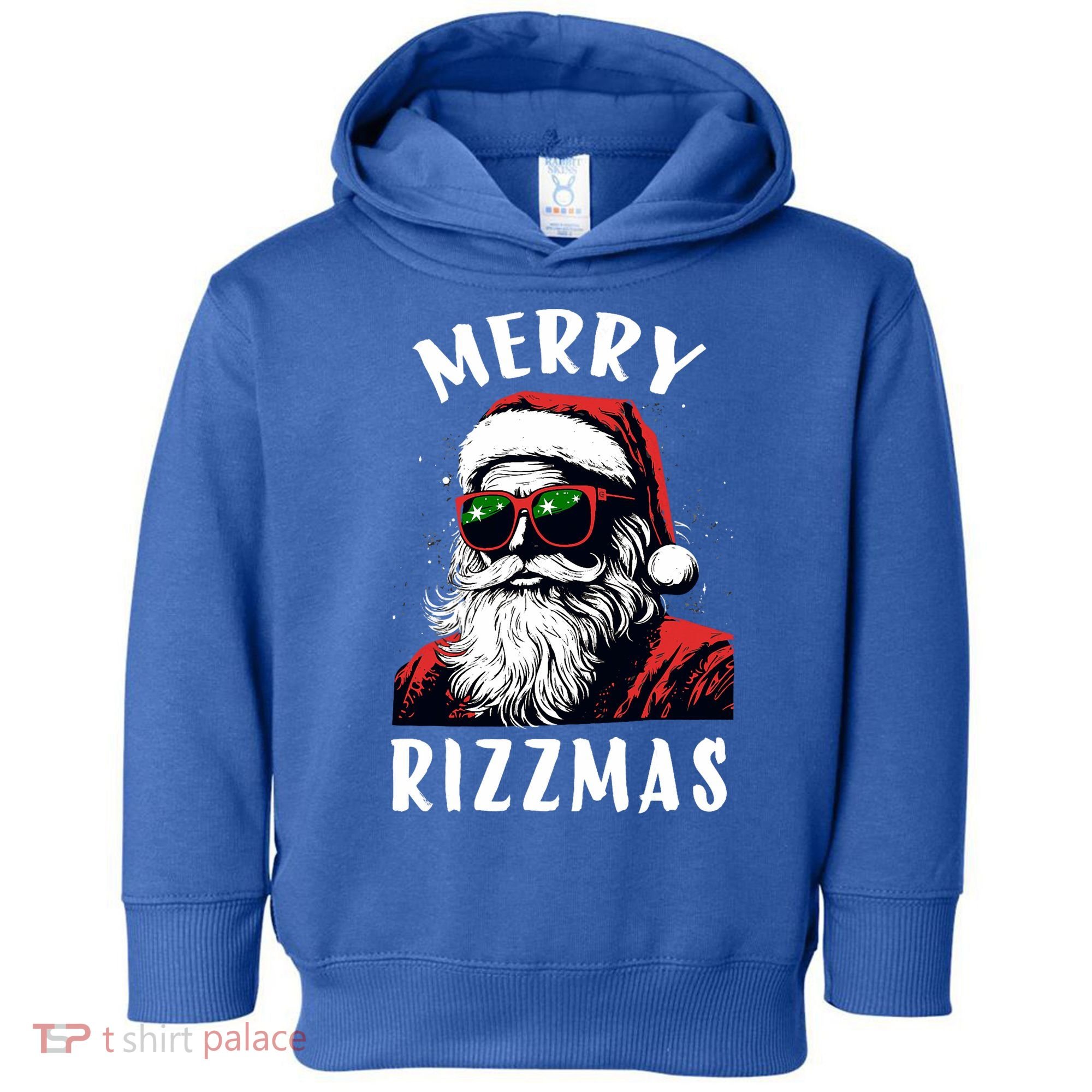 Funny Merry Christmas Rizz Santa Claus Charisma Cool Toddler Hoodie