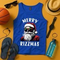 Funny Merry Christmas Rizz Santa Claus Charisma Cool Tank Top thumb 4