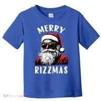Funny Merry Christmas Rizz Santa Claus Charisma Cool Toddler T-Shirt thumb 0