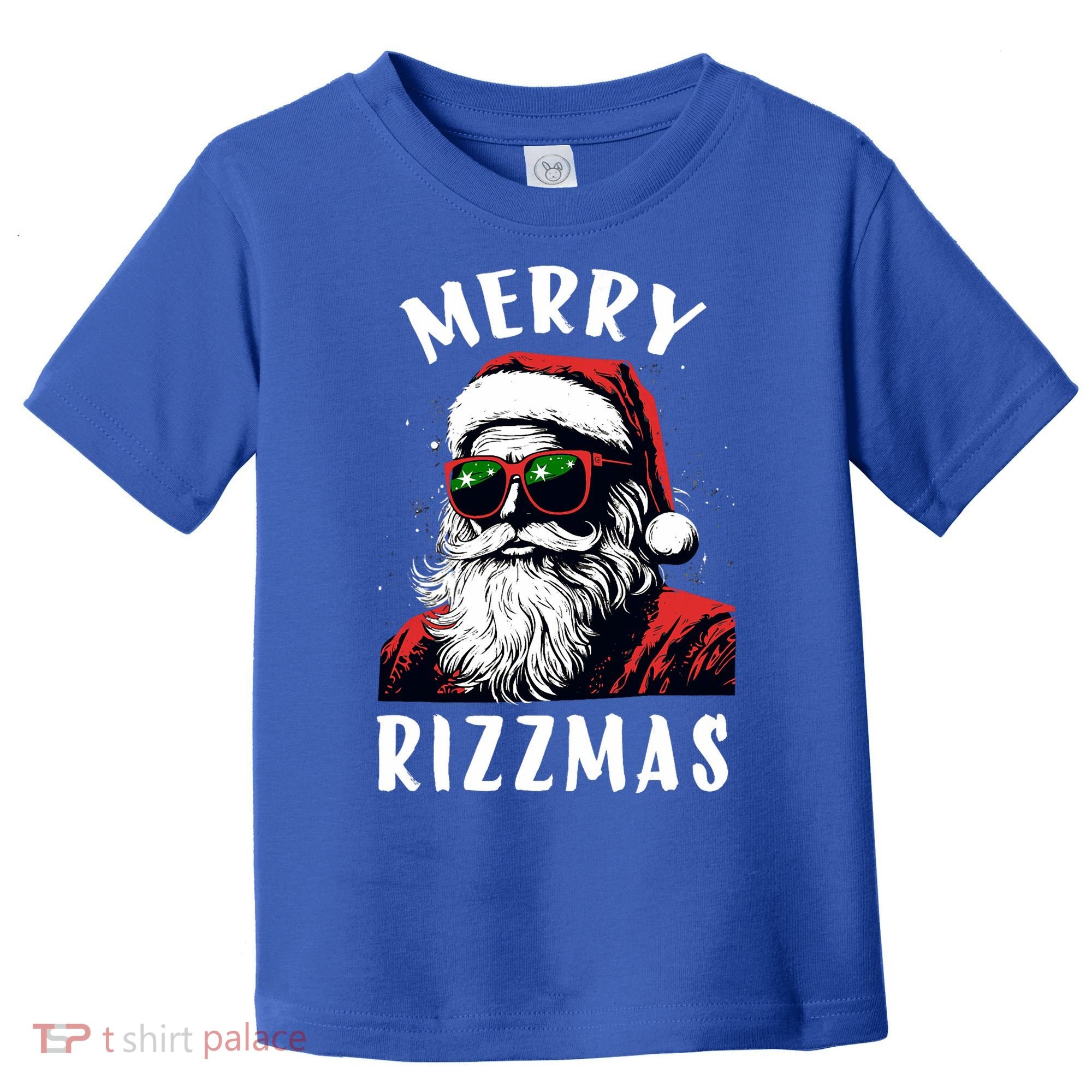Funny Merry Christmas Rizz Santa Claus Charisma Cool Toddler T-Shirt