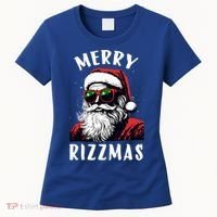 Funny Merry Christmas Rizz Santa Claus Charisma Cool Women's T-Shirt thumb 0
