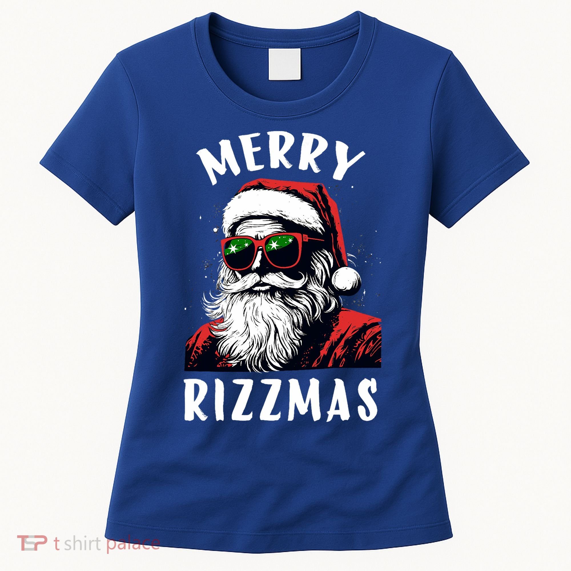 Funny Merry Christmas Rizz Santa Claus Charisma Cool Women's T-Shirt