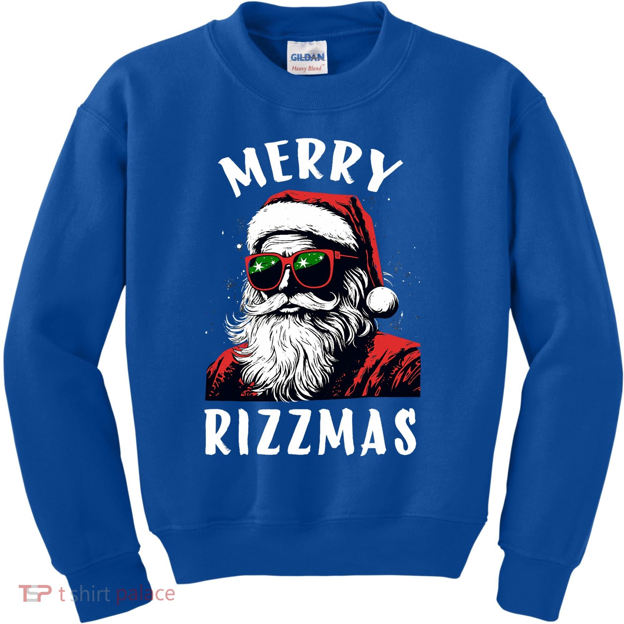 Funny Merry Christmas Rizz Santa Claus Charisma Cool Kids Sweatshirt