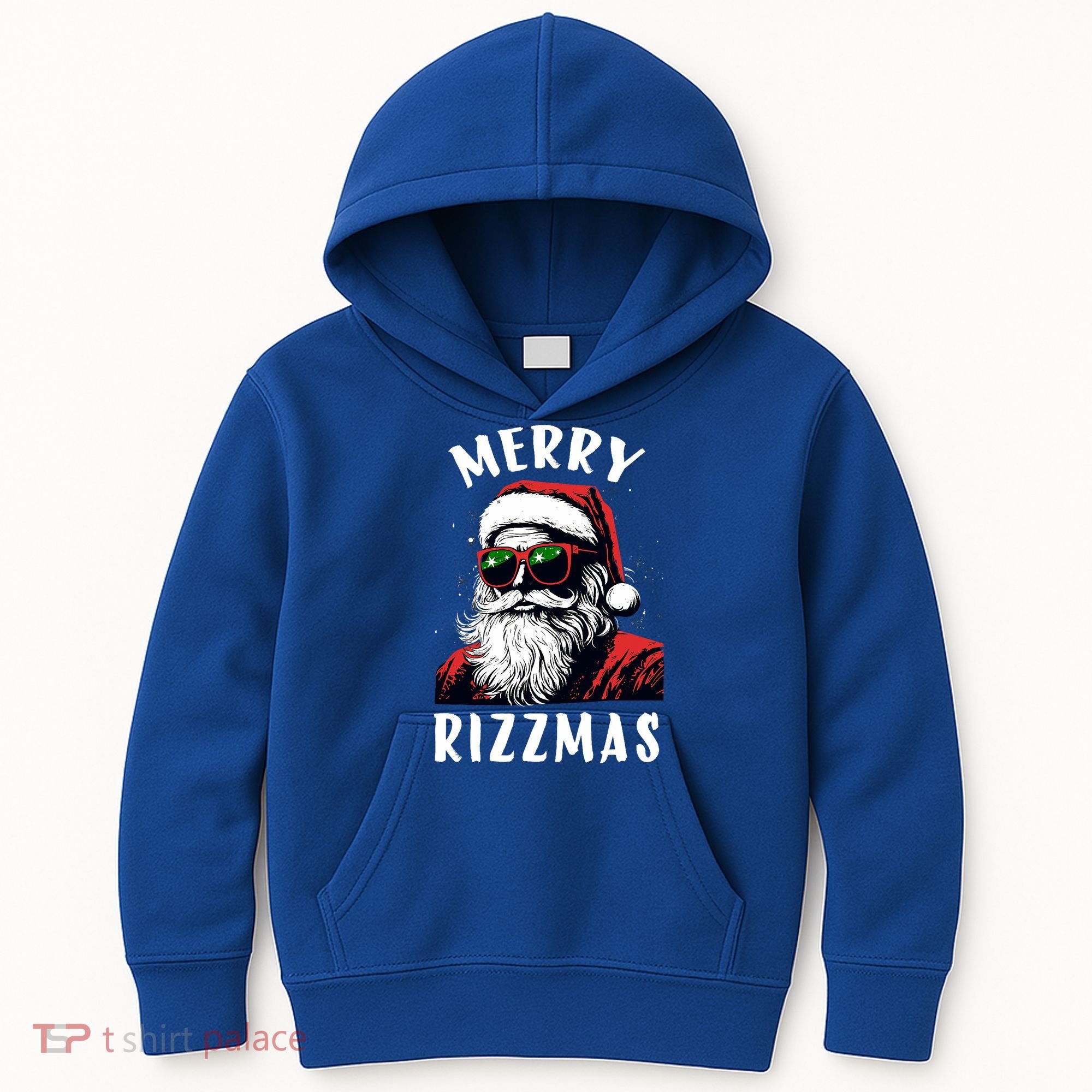 Funny Merry Christmas Rizz Santa Claus Charisma Cool Kids Hoodie