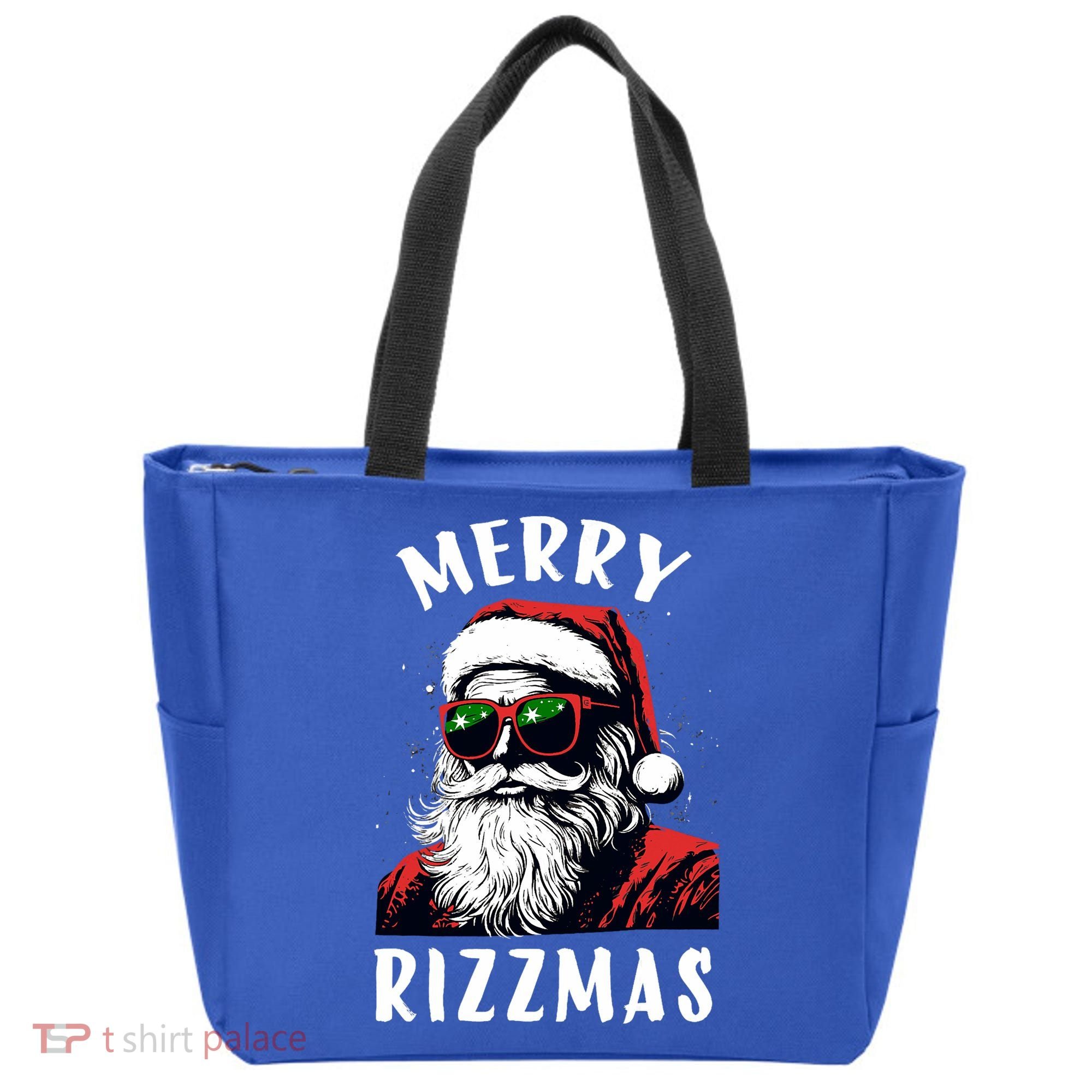 Funny Merry Christmas Rizz Santa Claus Charisma Cool Tote Bag