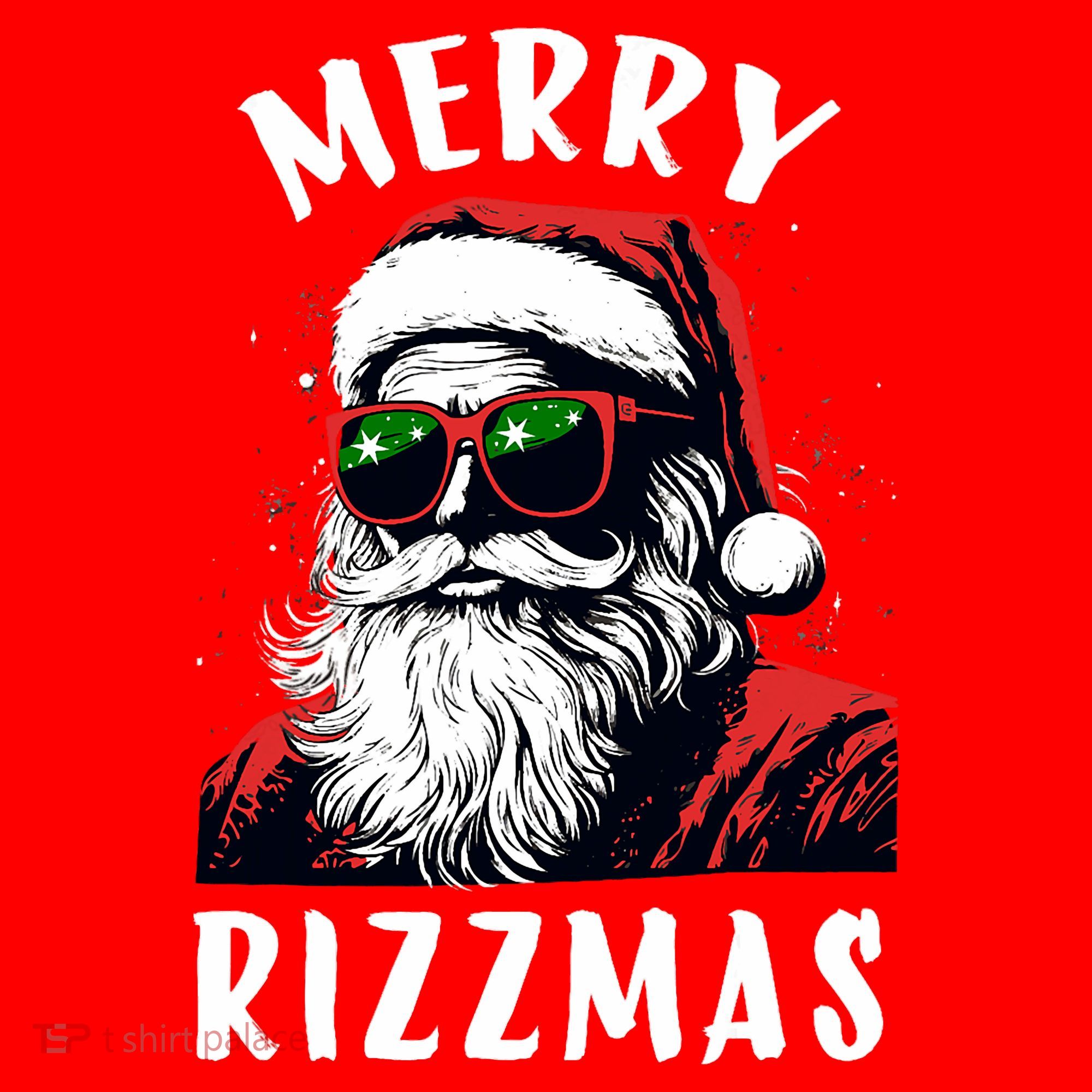 Funny Merry Christmas Rizz Santa Claus Charisma Cool Santa Hat