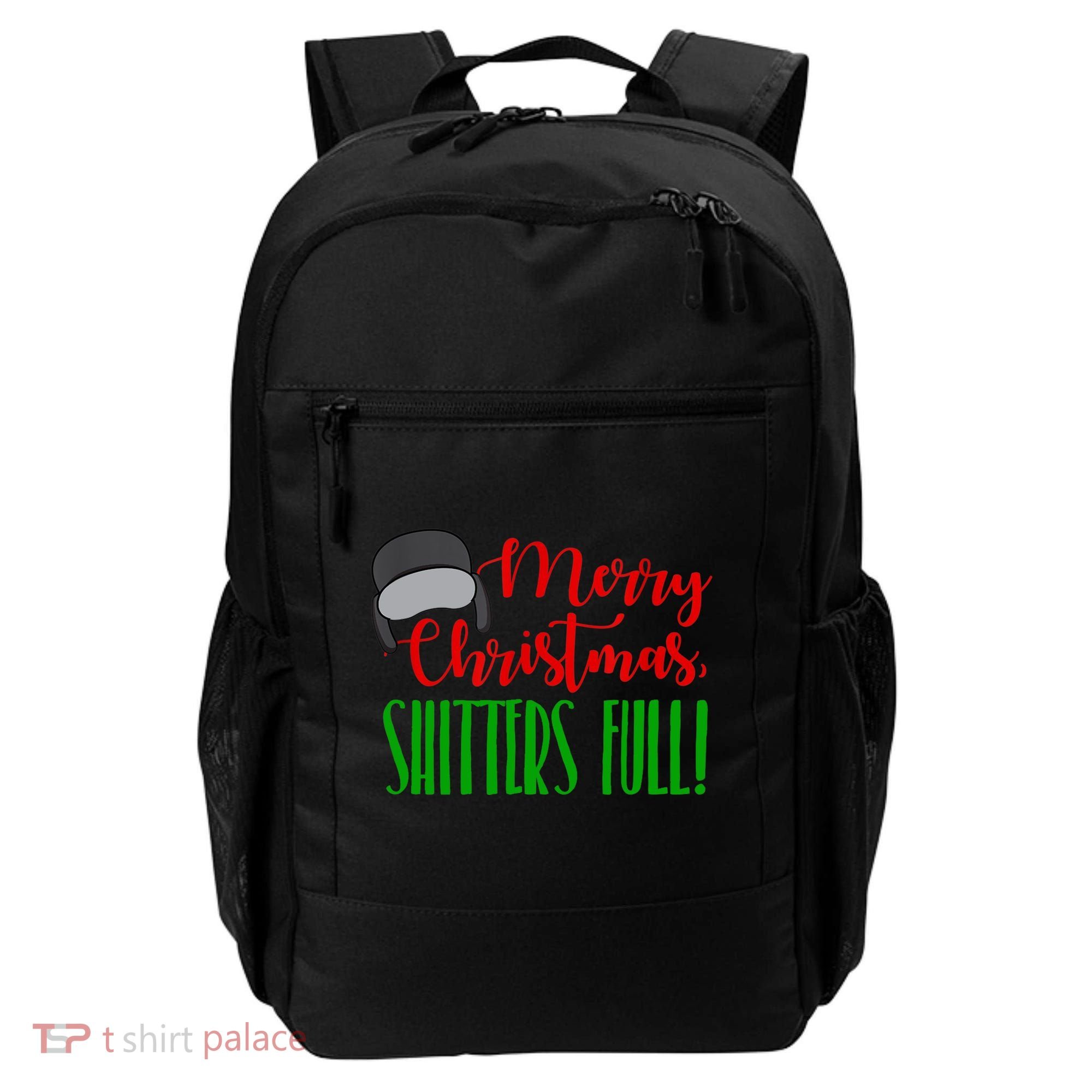 Funny Merry Christmas Quote Shitters Full Ts Mens Backpack