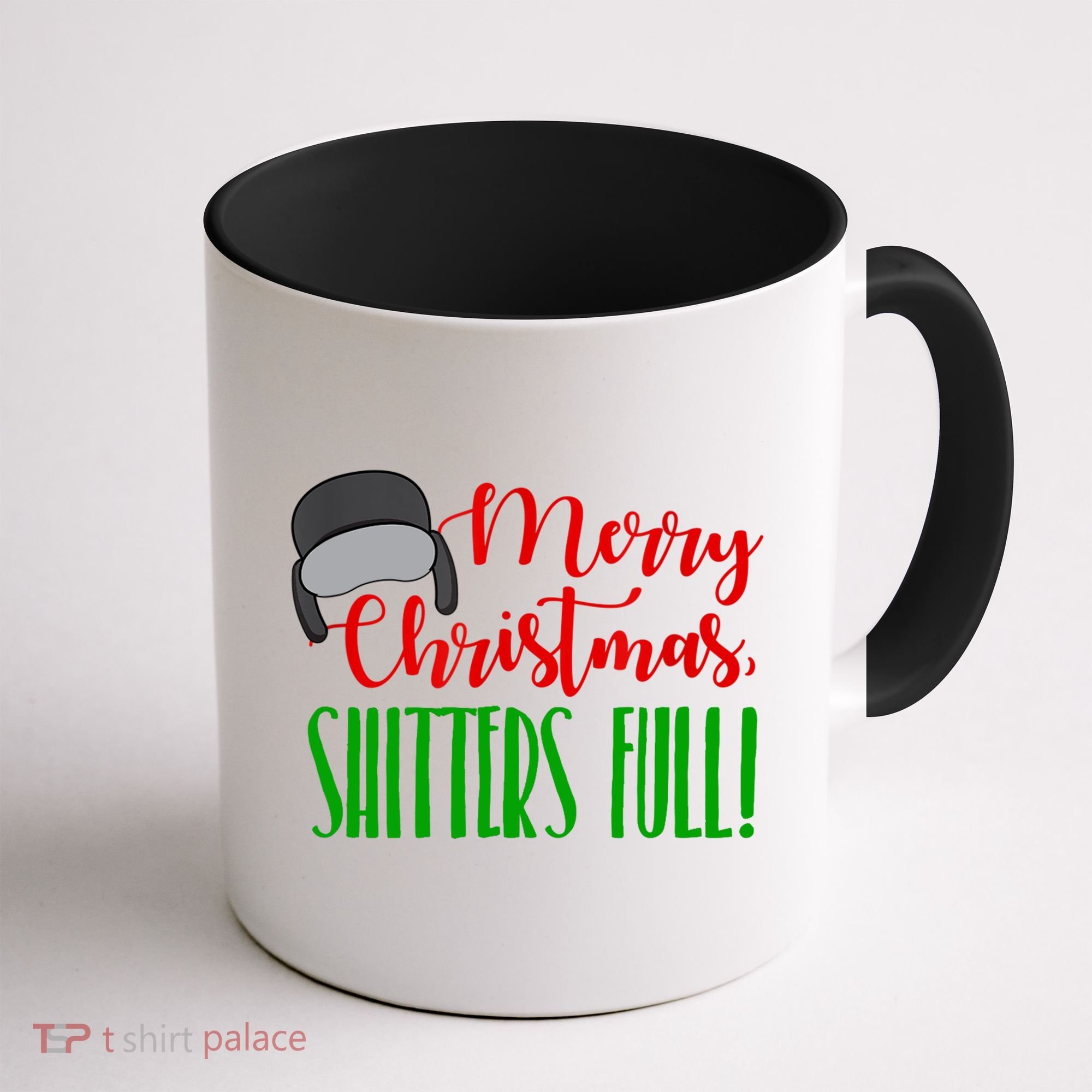 Funny Merry Christmas Quote Shitters Full Ts Mens Coffee Mug