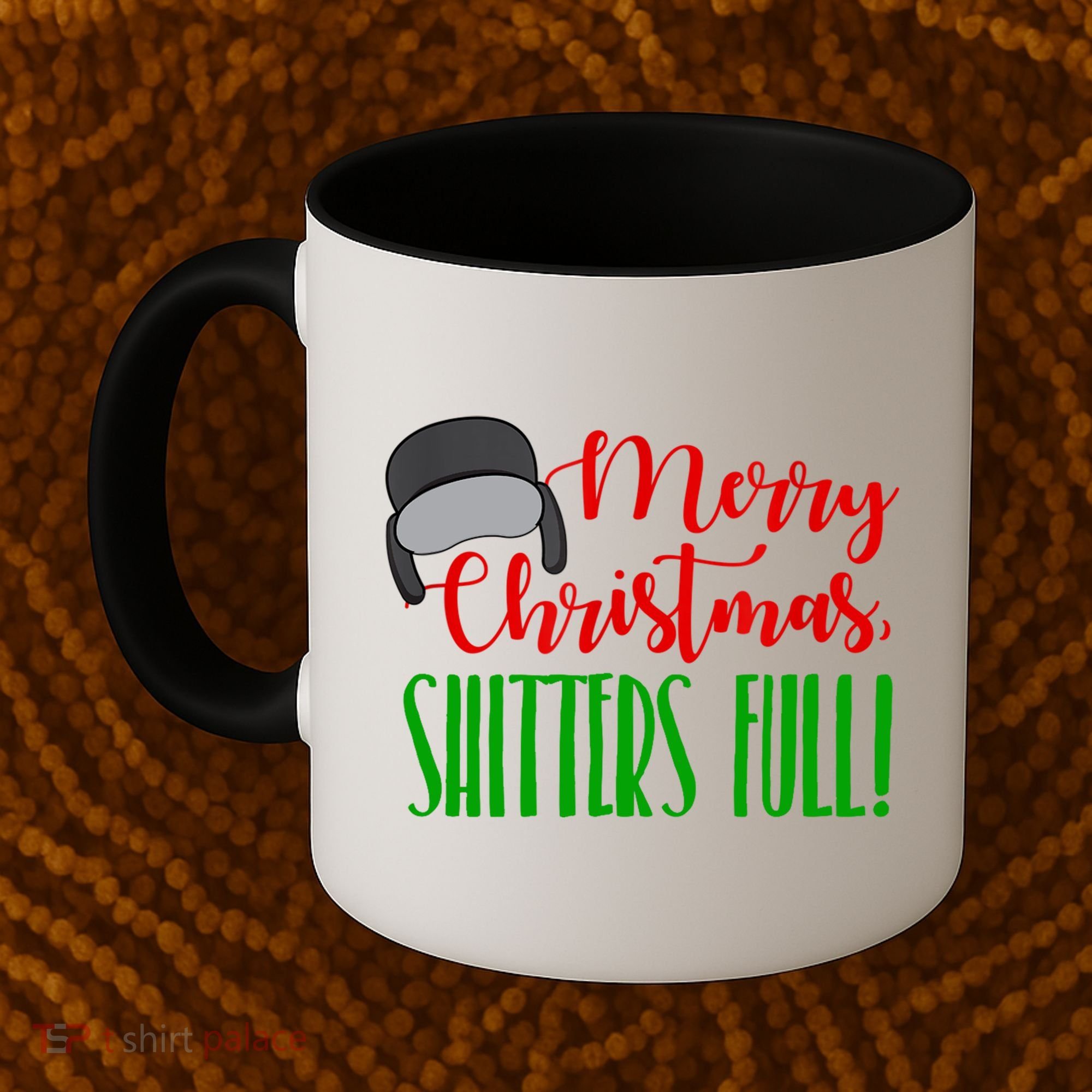 Funny Merry Christmas Quote Shitters Full Ts Mens Coffee Mug