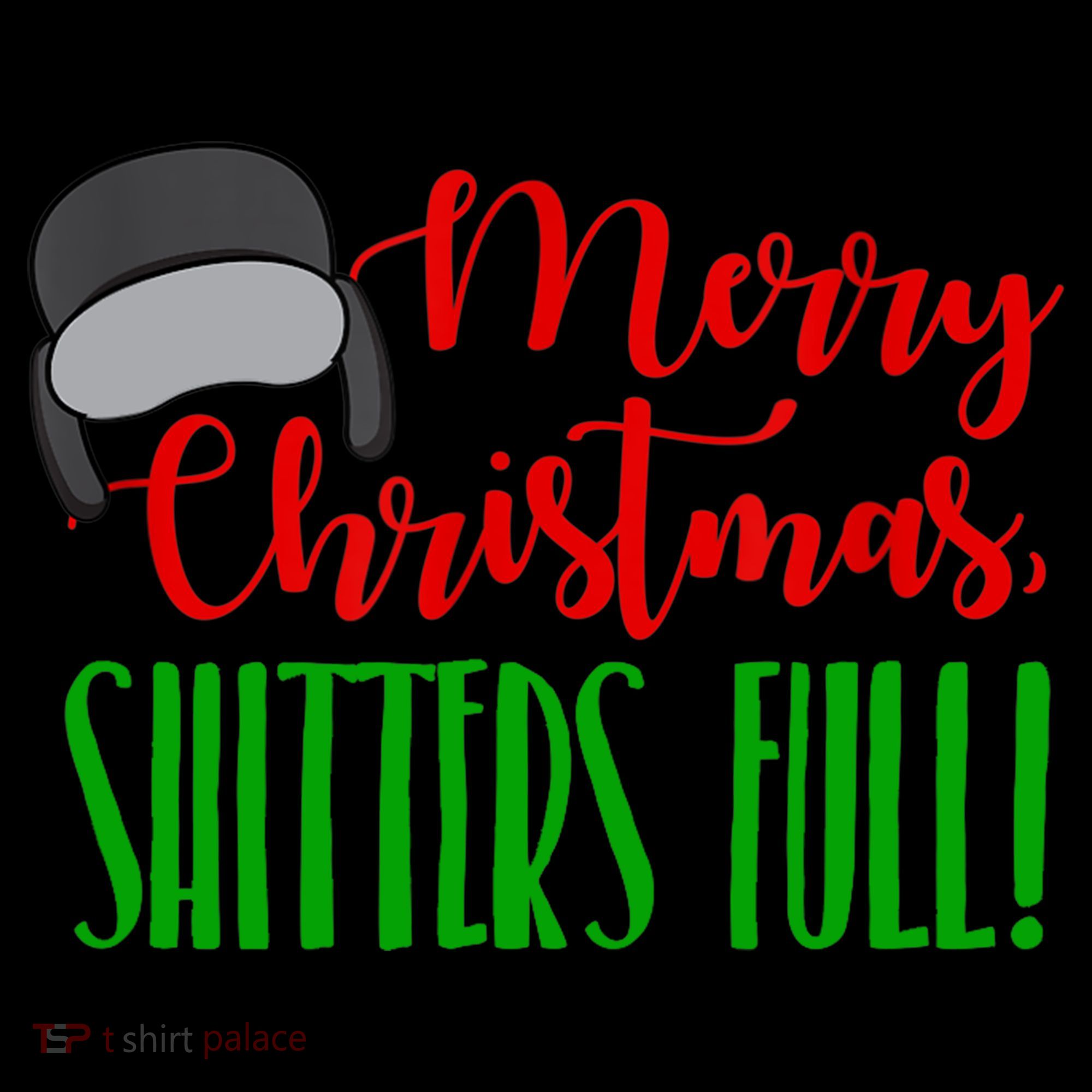 Funny Merry Christmas Quote Shitters Full Ts Mens Tank Top