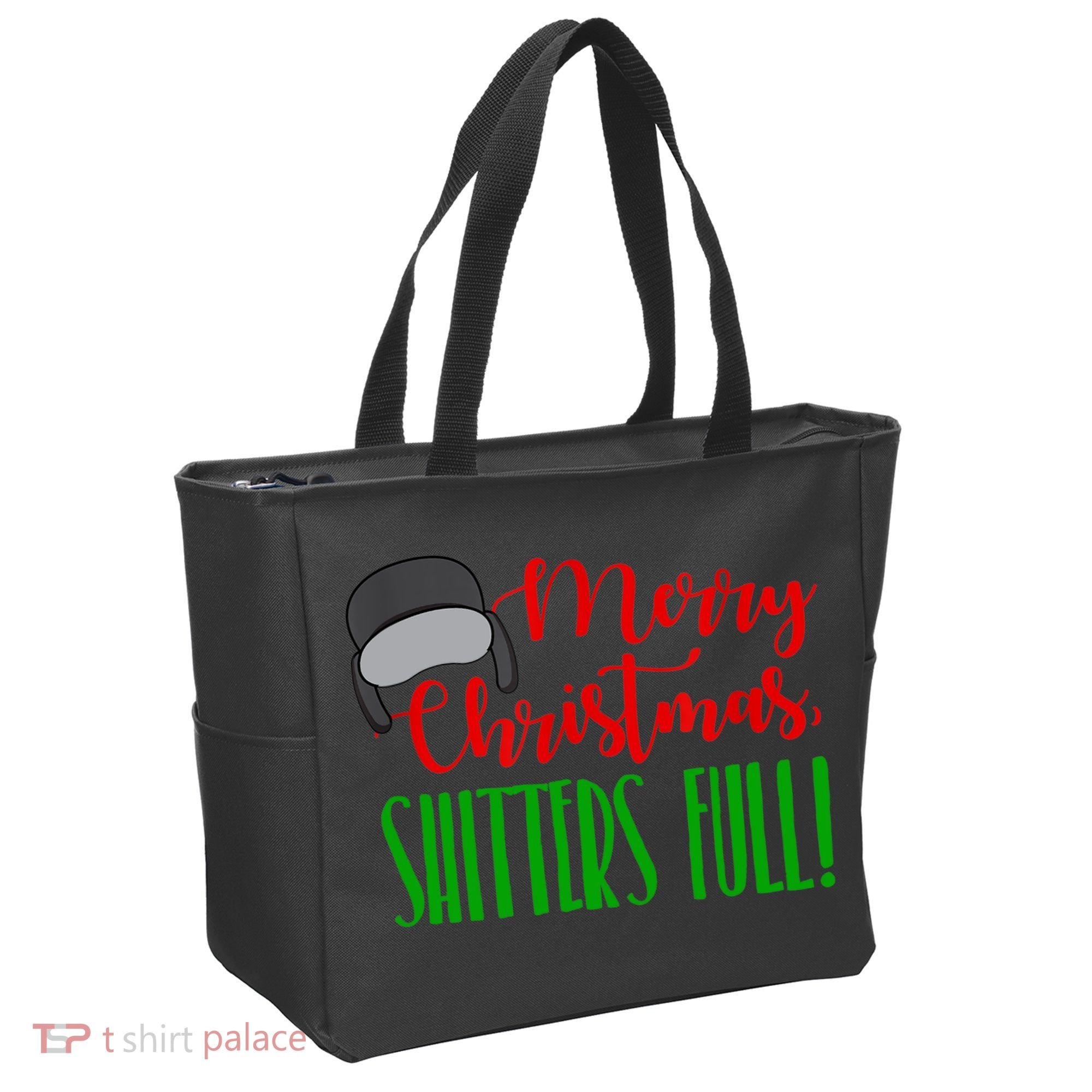 Funny Merry Christmas Quote Shitters Full Ts Mens Tote Bag