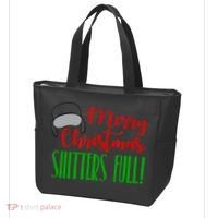 Funny Merry Christmas Quote Shitters Full Ts Mens Tote Bag thumb 3