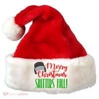 Funny Merry Christmas Quote Shitters Full Ts Mens Santa Hat thumb 0