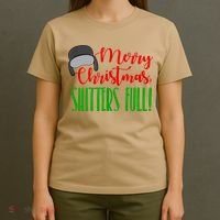 Funny Merry Christmas Quote Shitters Full Ts Mens T-Shirt thumb 4