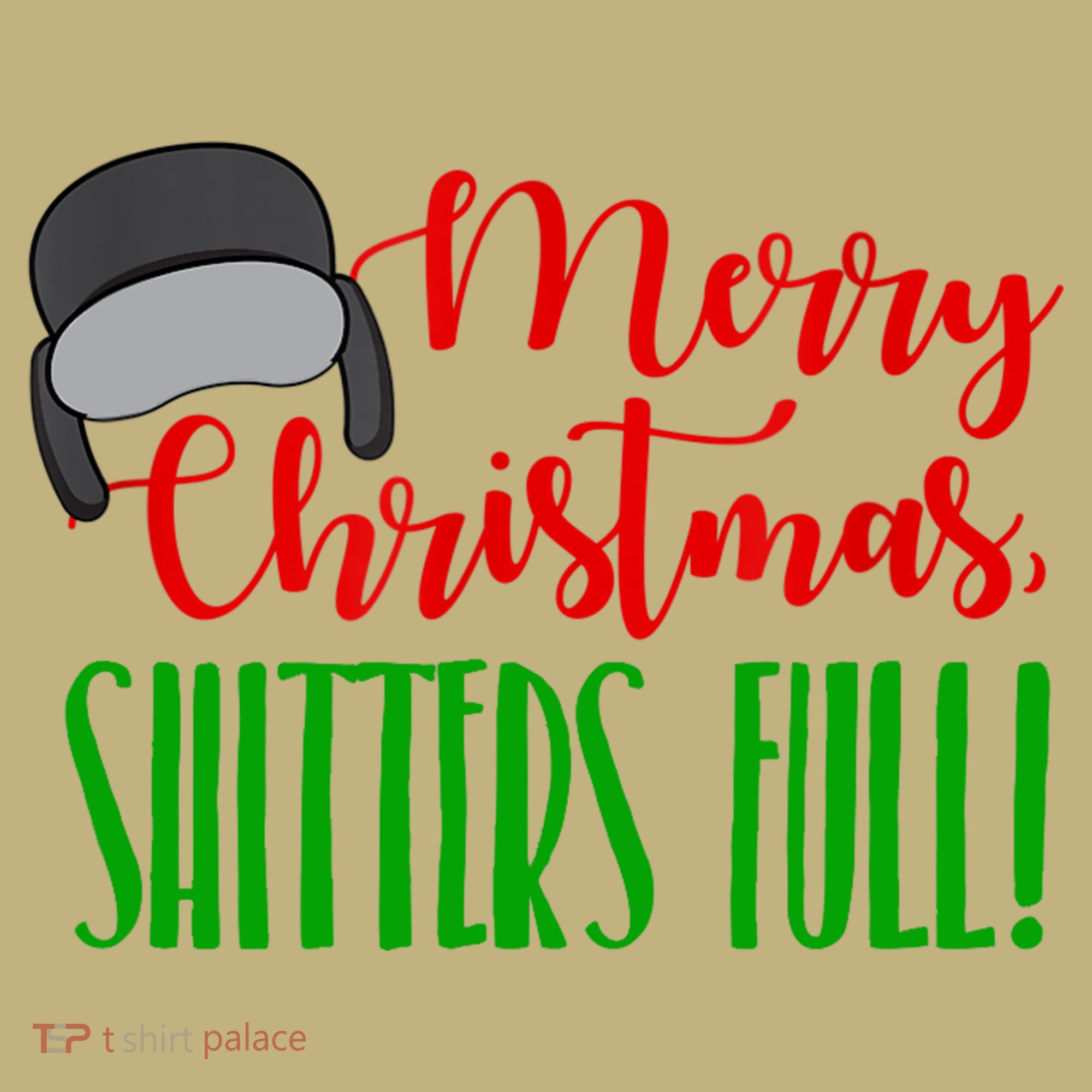 Funny Merry Christmas Quote Shitters Full Ts Mens Mousepad