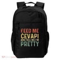Feed Me Cevapi Funny Balkan Food Backpack thumb 0