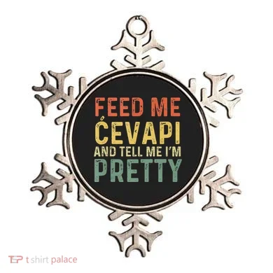 Feed Me Cevapi Funny Balkan Food Ornament