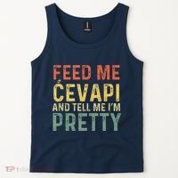 Feed Me Cevapi Funny Balkan Food Tank Top thumb 2