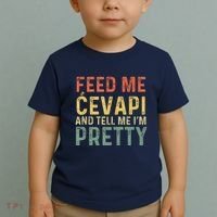 Feed Me Cevapi Funny Balkan Food Toddler T-Shirt thumb 2