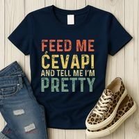 Feed Me Cevapi Funny Balkan Food Women's T-Shirt thumb 3