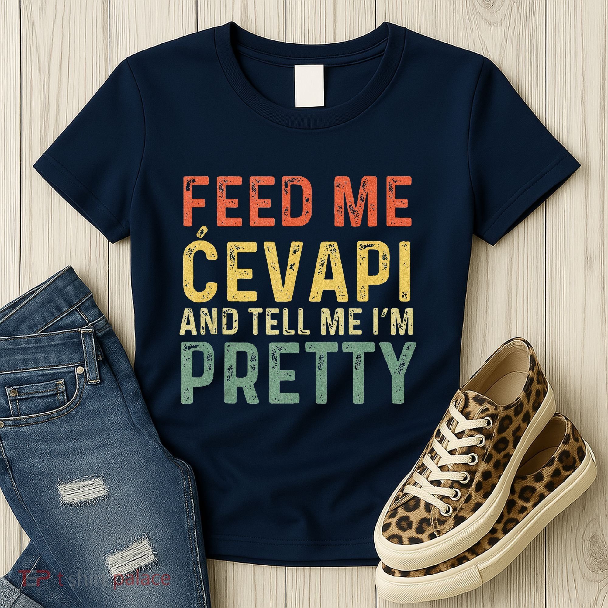 Feed Me Cevapi Funny Balkan Food Women's T-Shirt