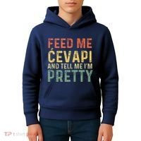 Feed Me Cevapi Funny Balkan Food Kids Hoodie thumb 4