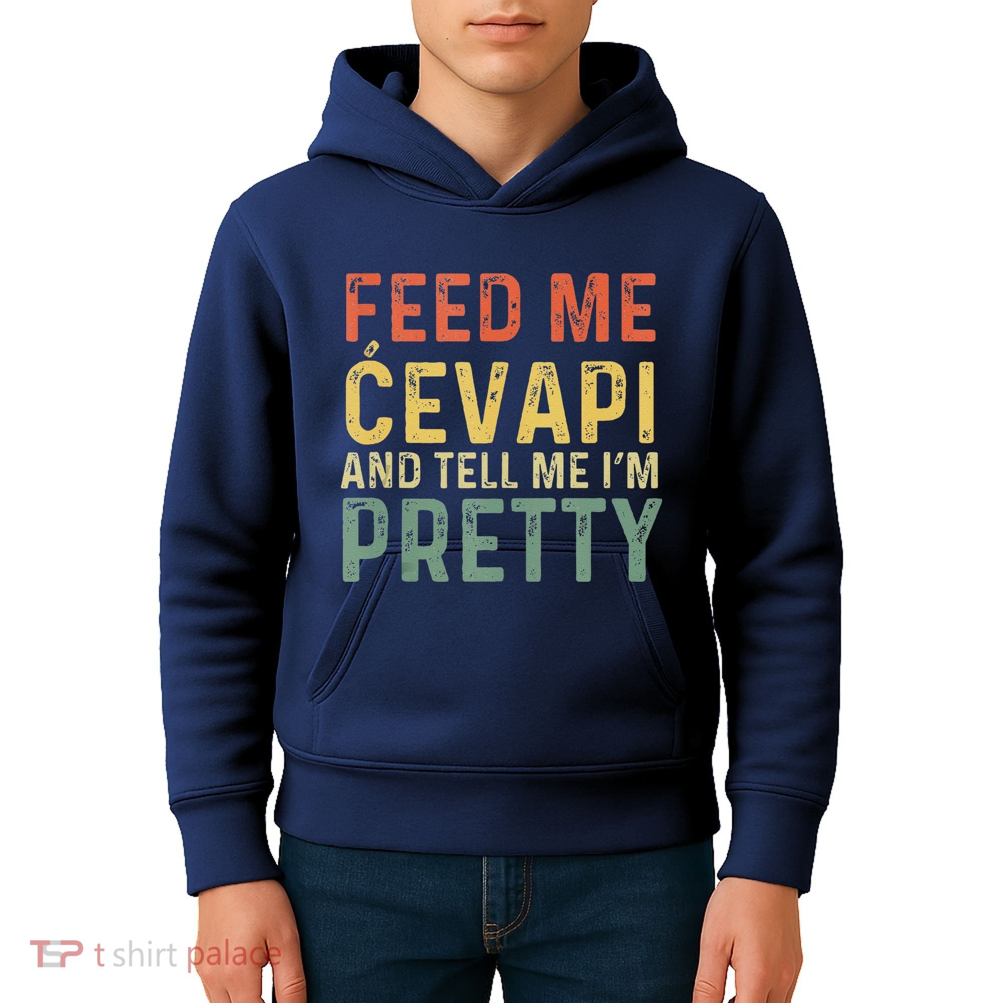 Feed Me Cevapi Funny Balkan Food Kids Hoodie