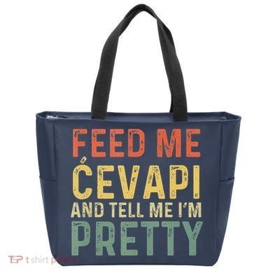 Feed Me Cevapi Funny Balkan Food Tote Bag