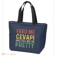Feed Me Cevapi Funny Balkan Food Tote Bag thumb 3