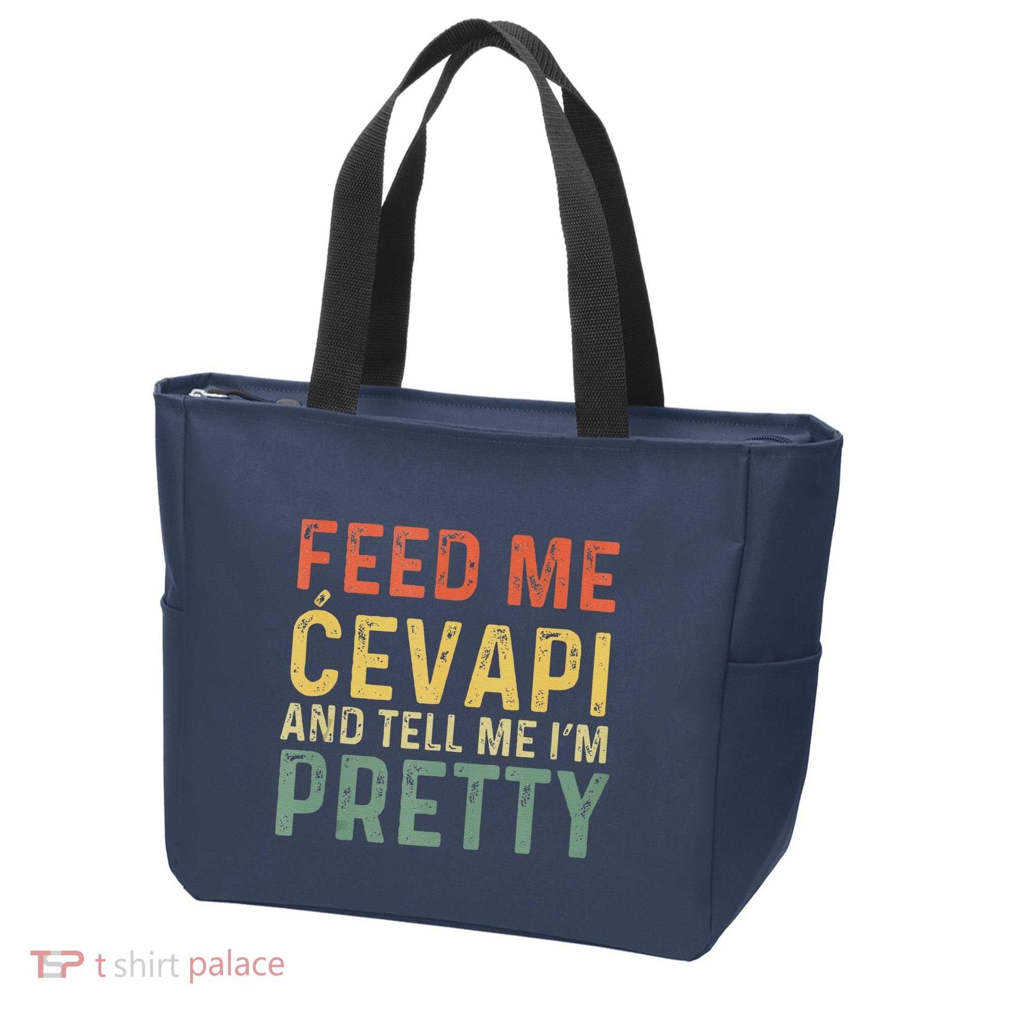 Feed Me Cevapi Funny Balkan Food Tote Bag