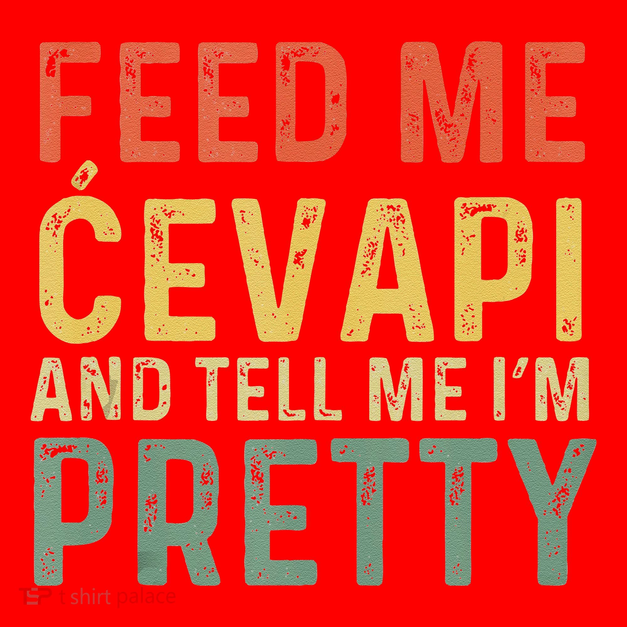 Feed Me Cevapi Funny Balkan Food Santa Hat