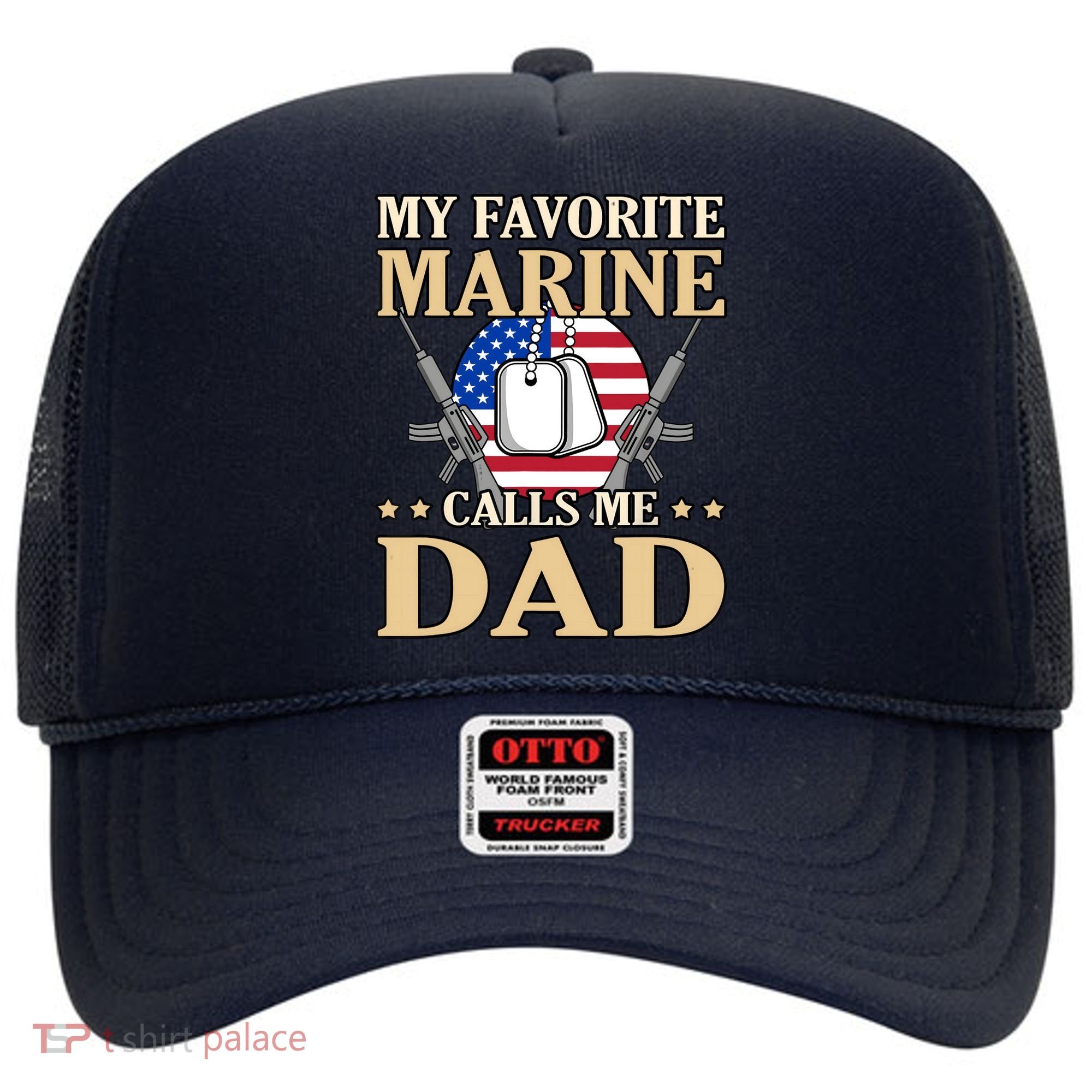 Favorite Marine Calls Me Dad Father’s Day Father Graphic Hat