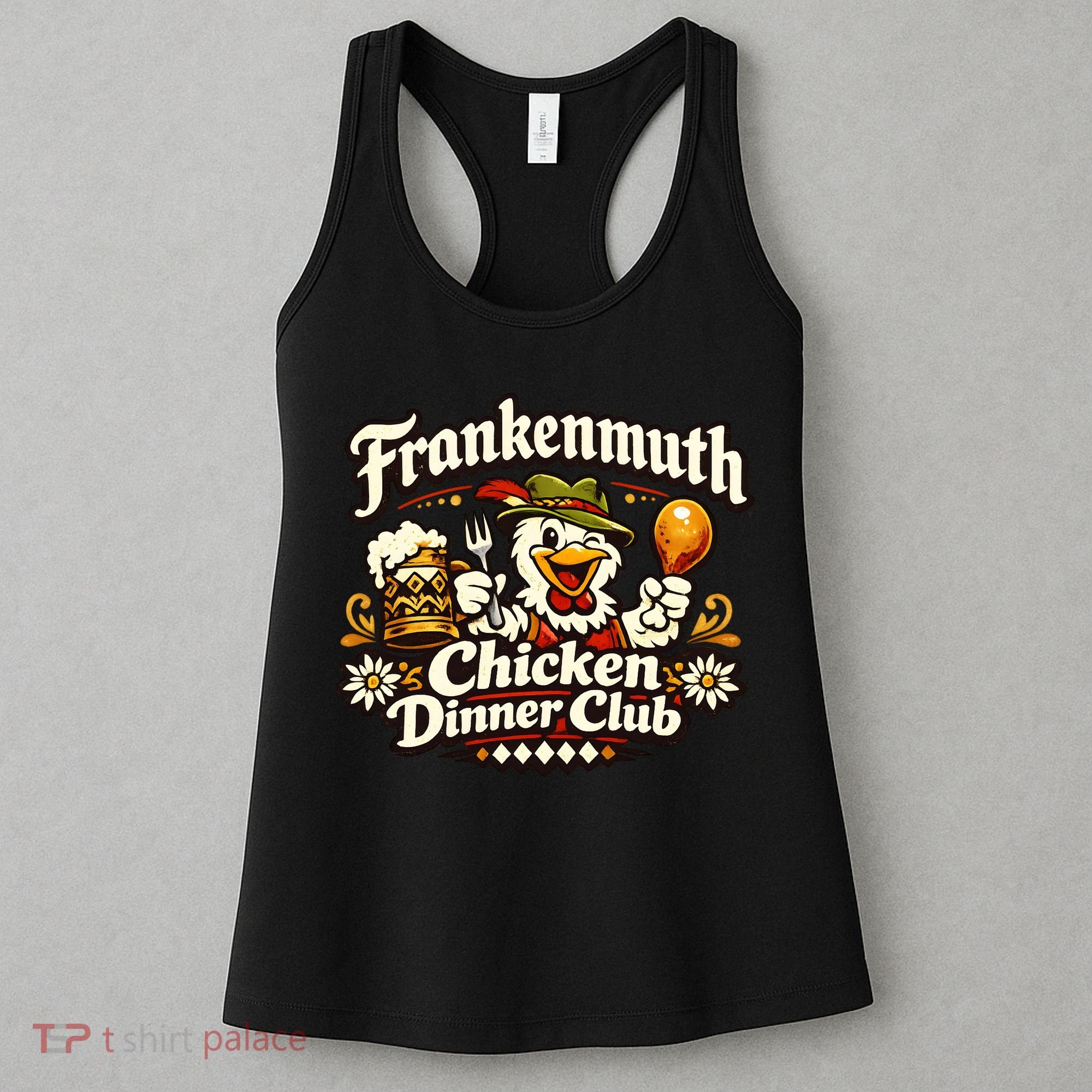 Frankenmuth Michigan Chicken Dinner Club Women's Tank Top