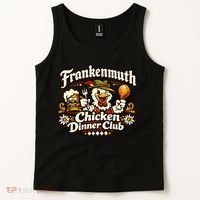 Frankenmuth Michigan Chicken Dinner Club Tank Top thumb 2