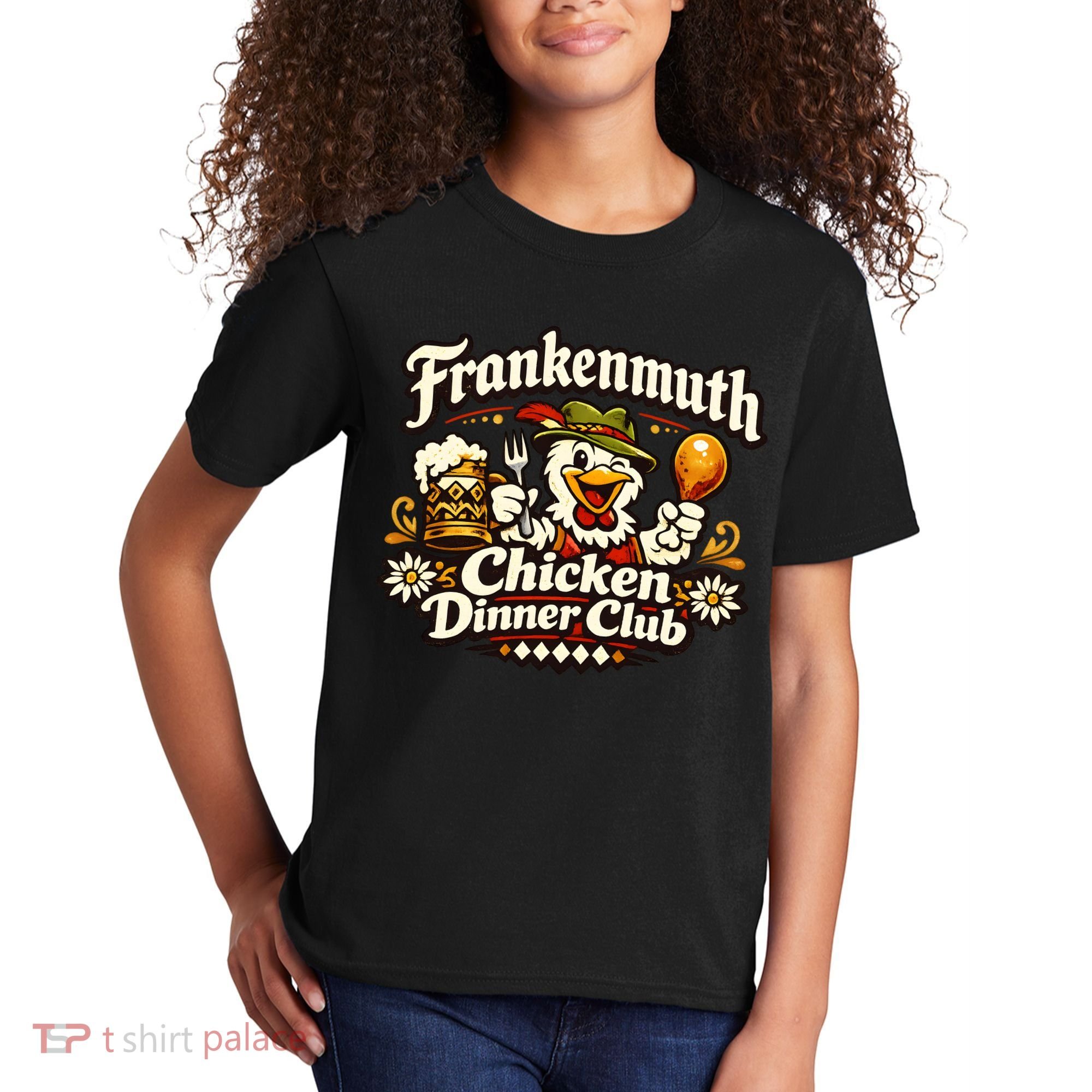 Frankenmuth Michigan Chicken Dinner Club Kids T-Shirt