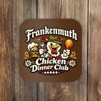 Frankenmuth Michigan Chicken Dinner Club Coaster thumb 0