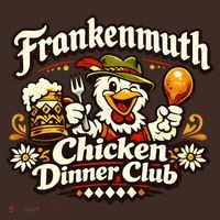 Frankenmuth Michigan Chicken Dinner Club Coaster thumb 2