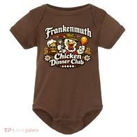 Frankenmuth Michigan Chicken Dinner Club Baby Bodysuit thumb 0