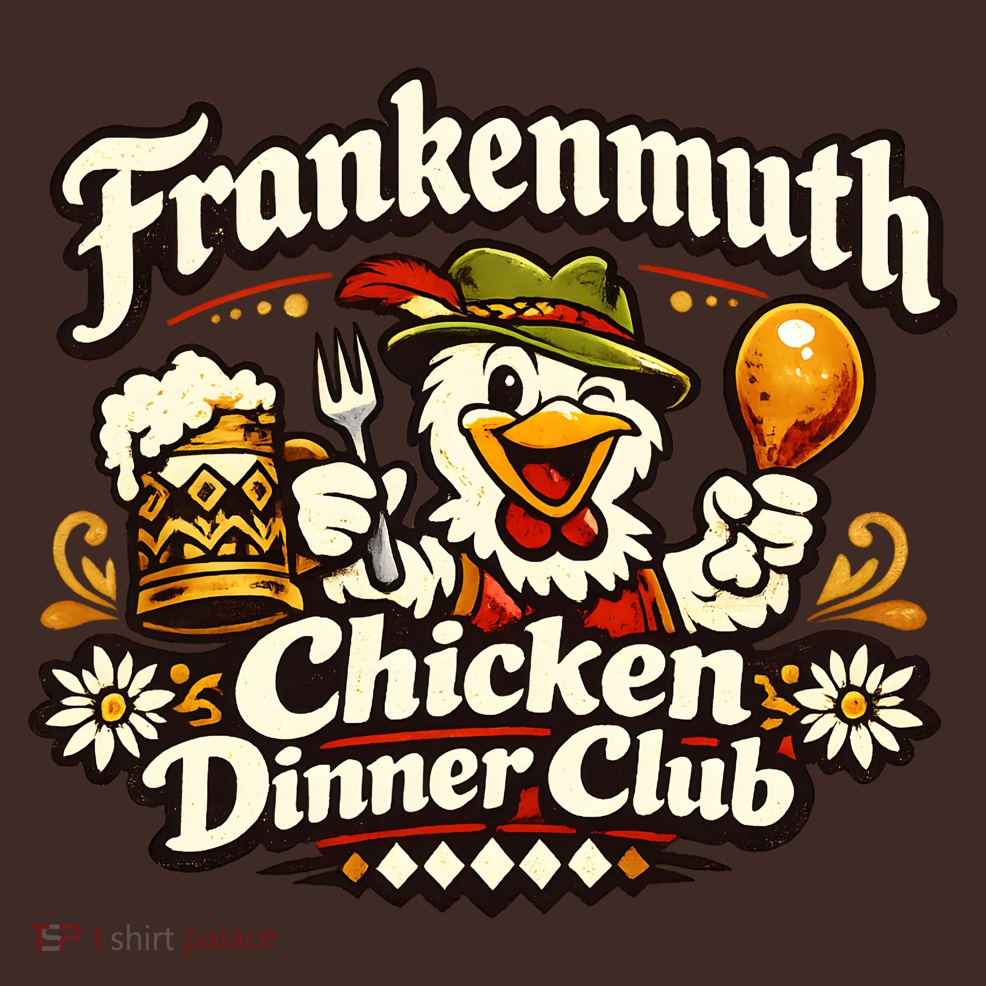 Frankenmuth Michigan Chicken Dinner Club Baby Bodysuit