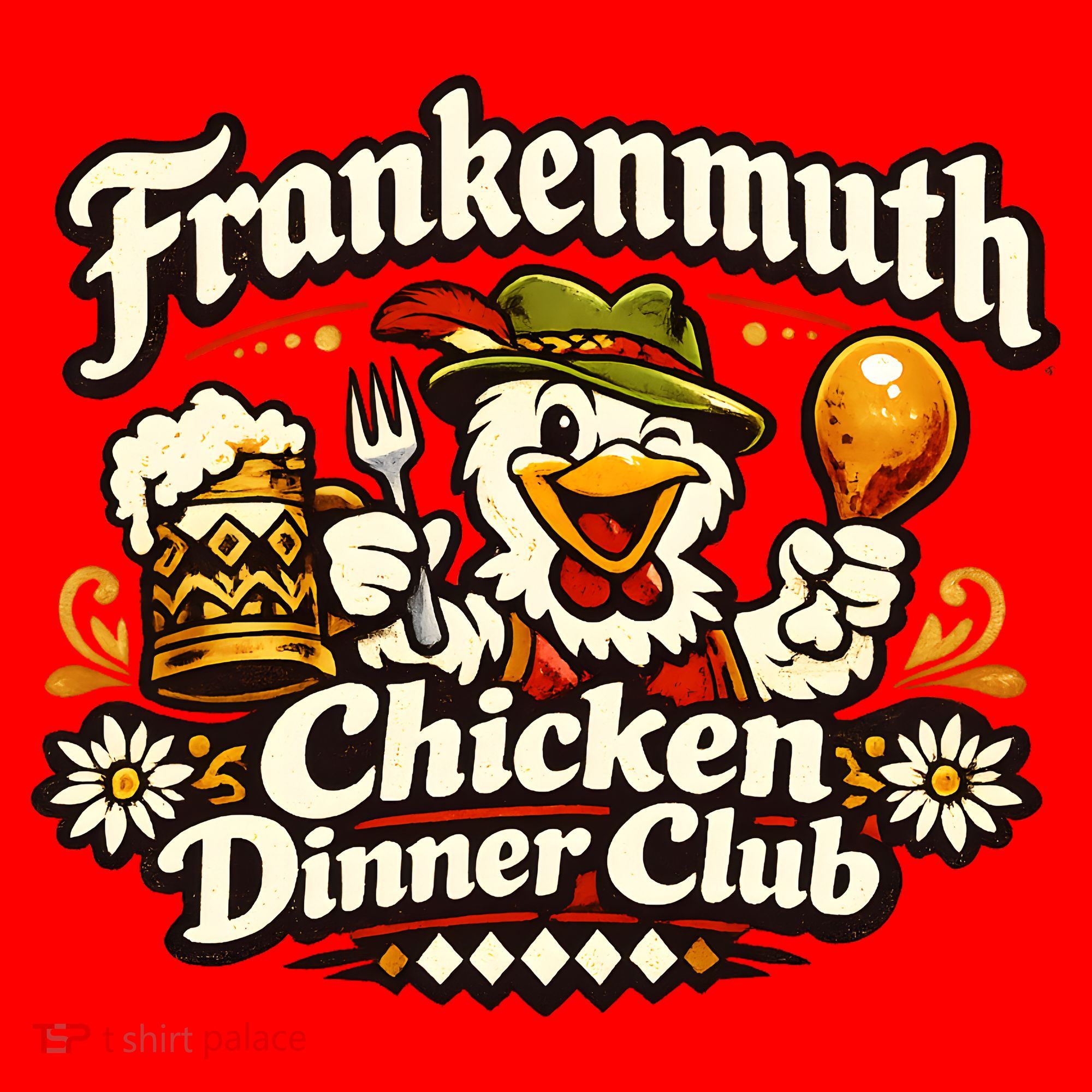 Frankenmuth Michigan Chicken Dinner Club Santa Hat