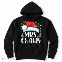 Funny Mrs Claus Santa Christmas Matching Couple Pajama Gift Hoodie thumb 0