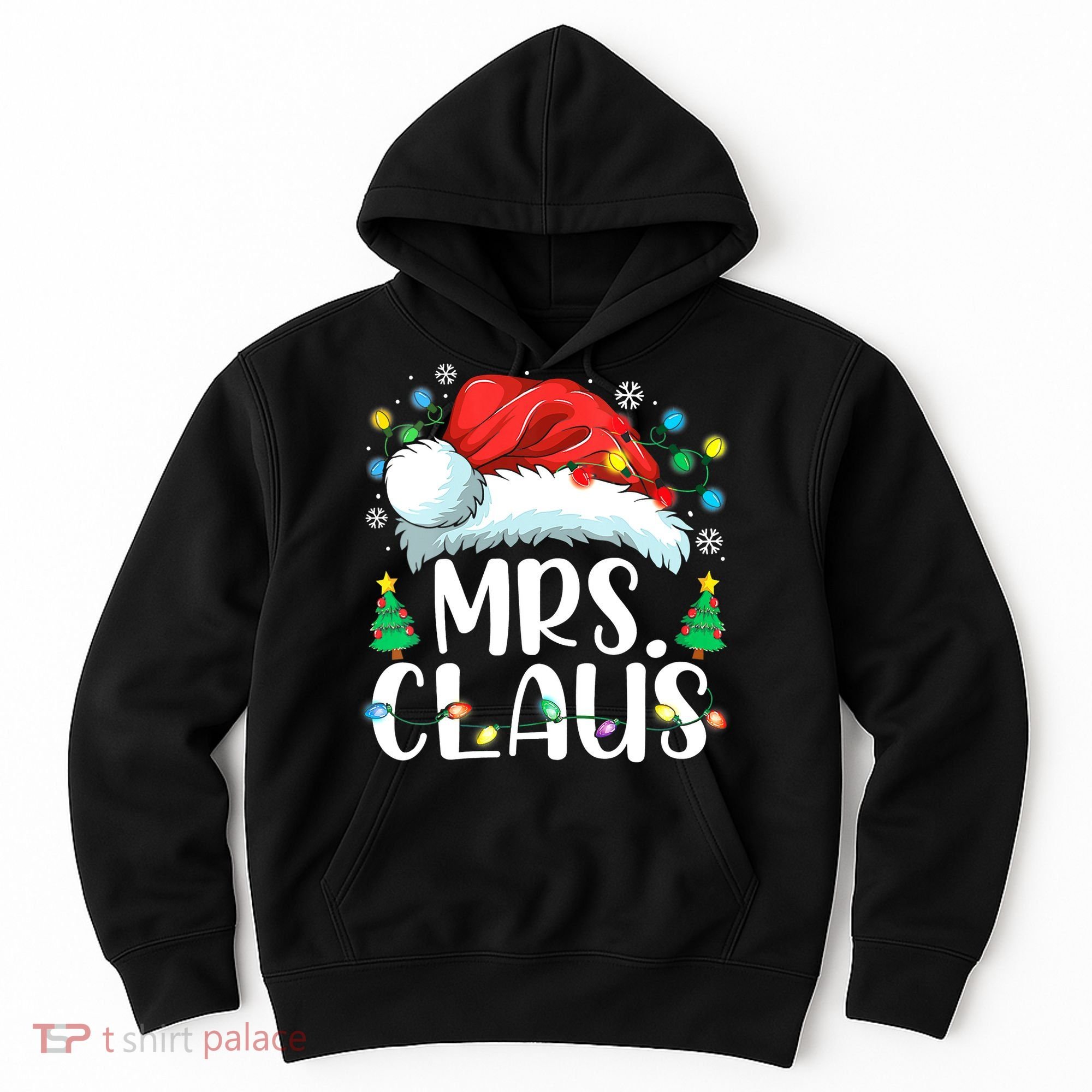 Funny Mrs Claus Santa Christmas Matching Couple Pajama Gift Hoodie