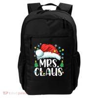 Funny Mrs Claus Santa Christmas Matching Couple Pajama Gift Backpack thumb 0